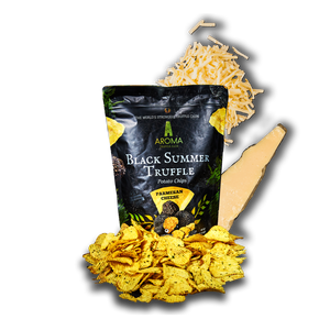 Black Summer Truffle Potato Chips (Parmesan Cheese)